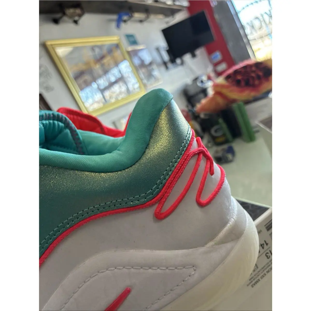 Nike shoes - Nike LeBron 22 - LeBron - HV5148-600 - Solar Red/White/Vapor Green/Dusty Cactus 20