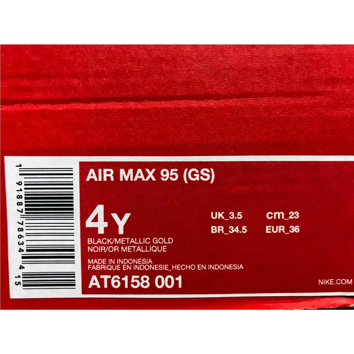 Nike shoes - Nike Air Max 95 - Air Max - Black (UPC: 191887786344) 3