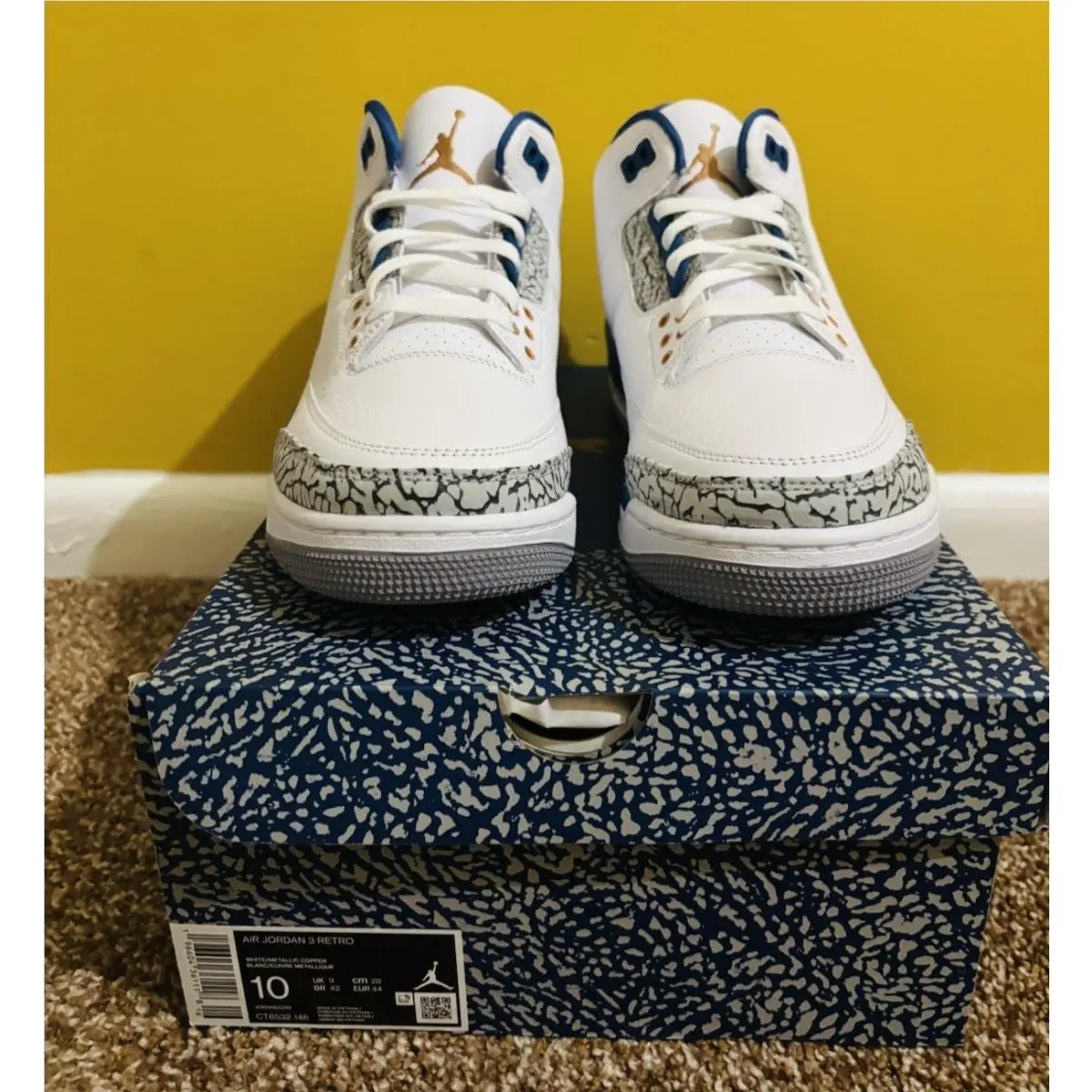 Nike shoes - Air Jordan 3 - Air - CT8532-148 - Blue (UPC: 0196604361095) 11