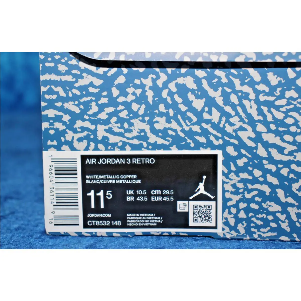 Nike shoes - Air Jordan 3 - Air - CT8532-148 - Blue 18