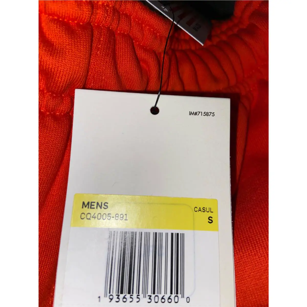 Nike clothing - CQ4005 - CQ4005 - Orange, Manufacturer: 891 6