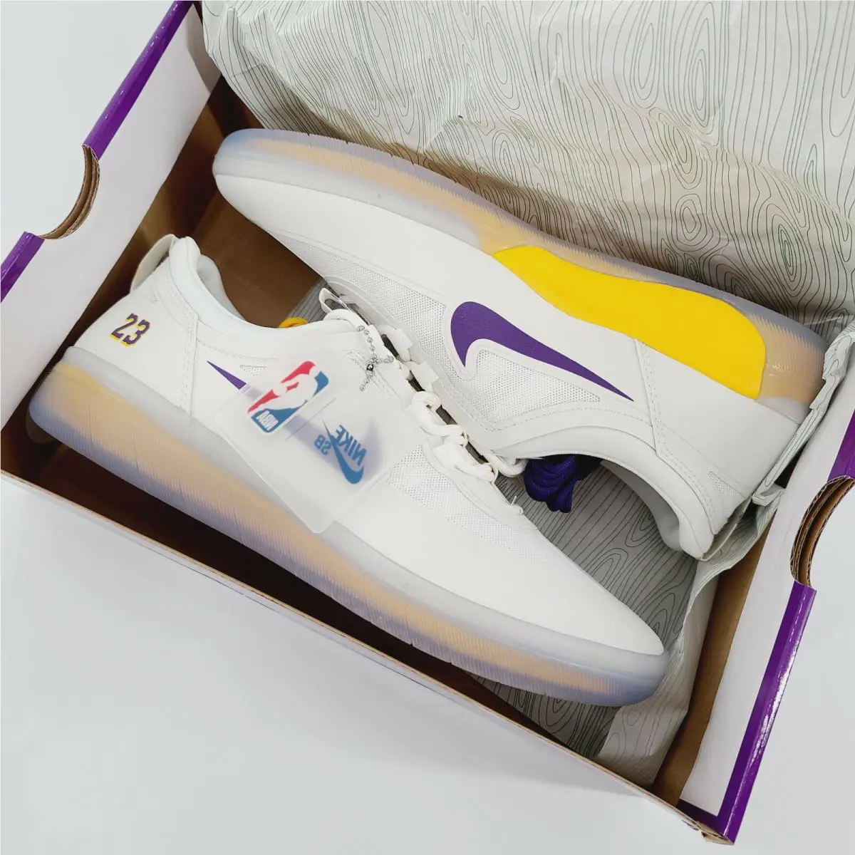 Nike shoes - Nike SB Nyjah Free - Nyjah Free - DA3439-100 - White (UPC: 194497747170) 0