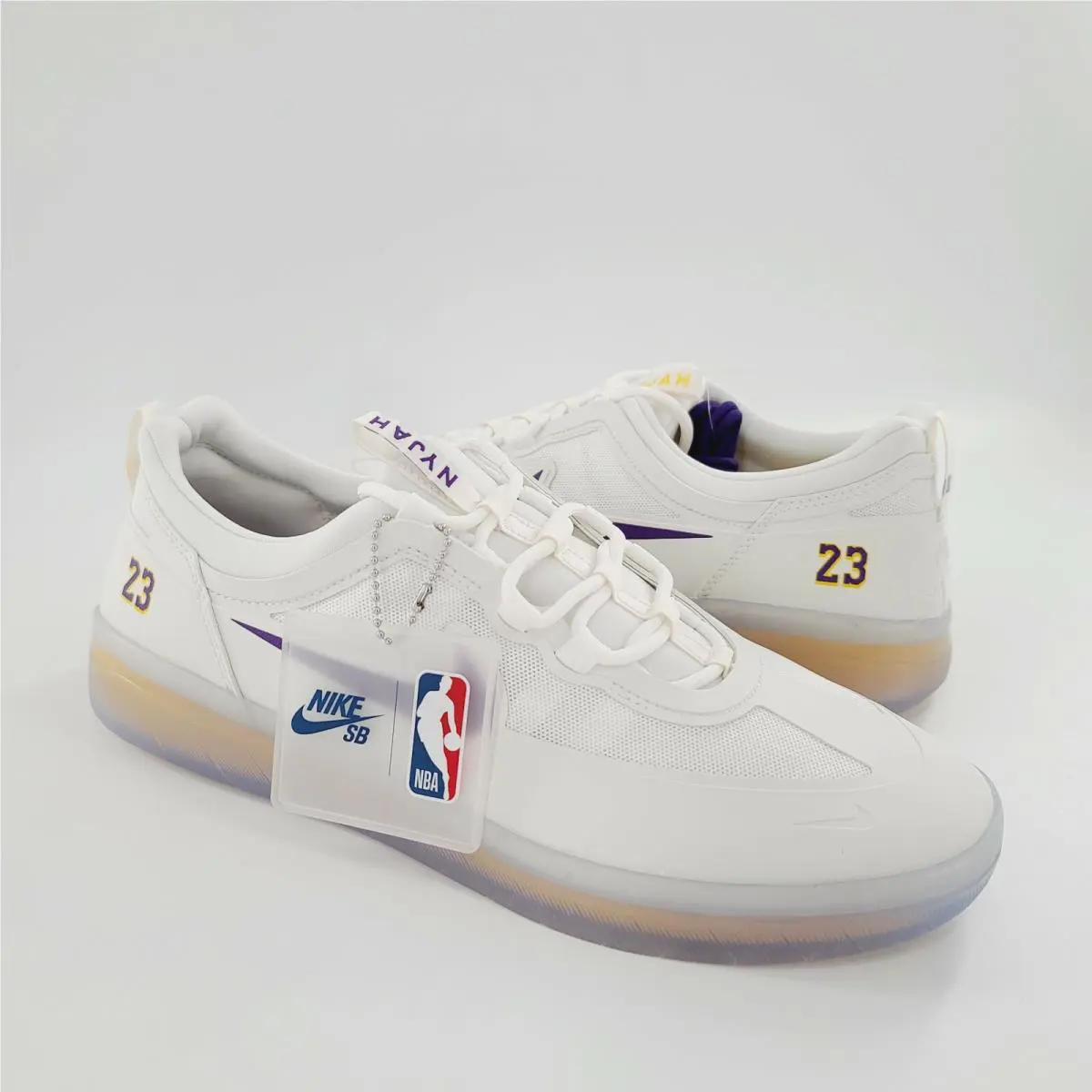 Nike shoes - Nike SB Nyjah Free - Nyjah Free - DA3439-100 - White (UPC: 194497747170) 6