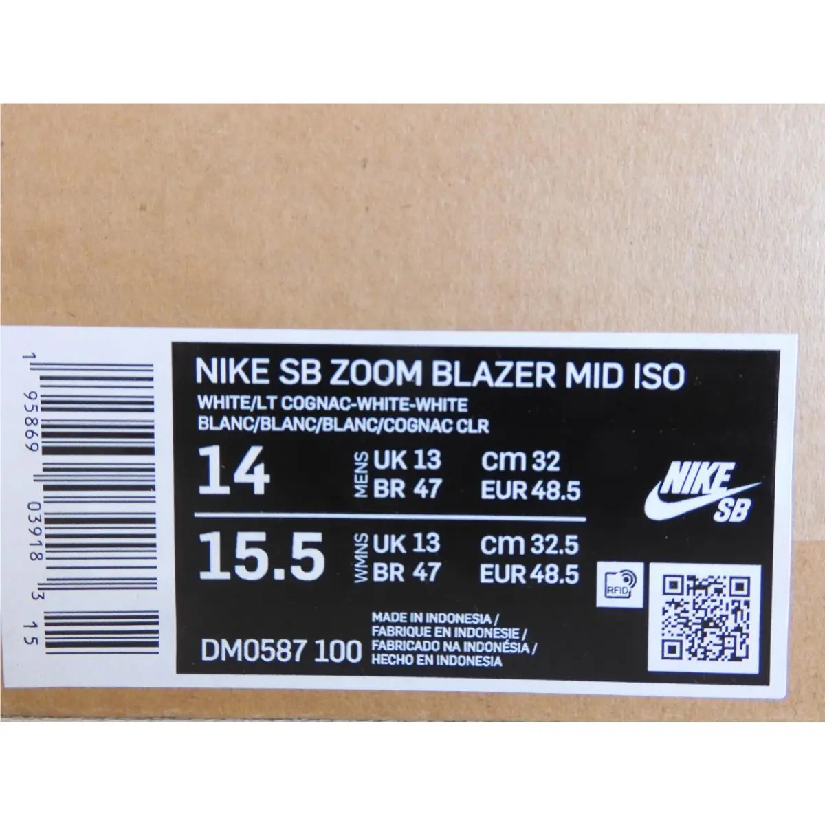 Nike shoes - Nike SB Zoom Blazer Mid - DM0587-100 - White (UPC: 195869039183) 4
