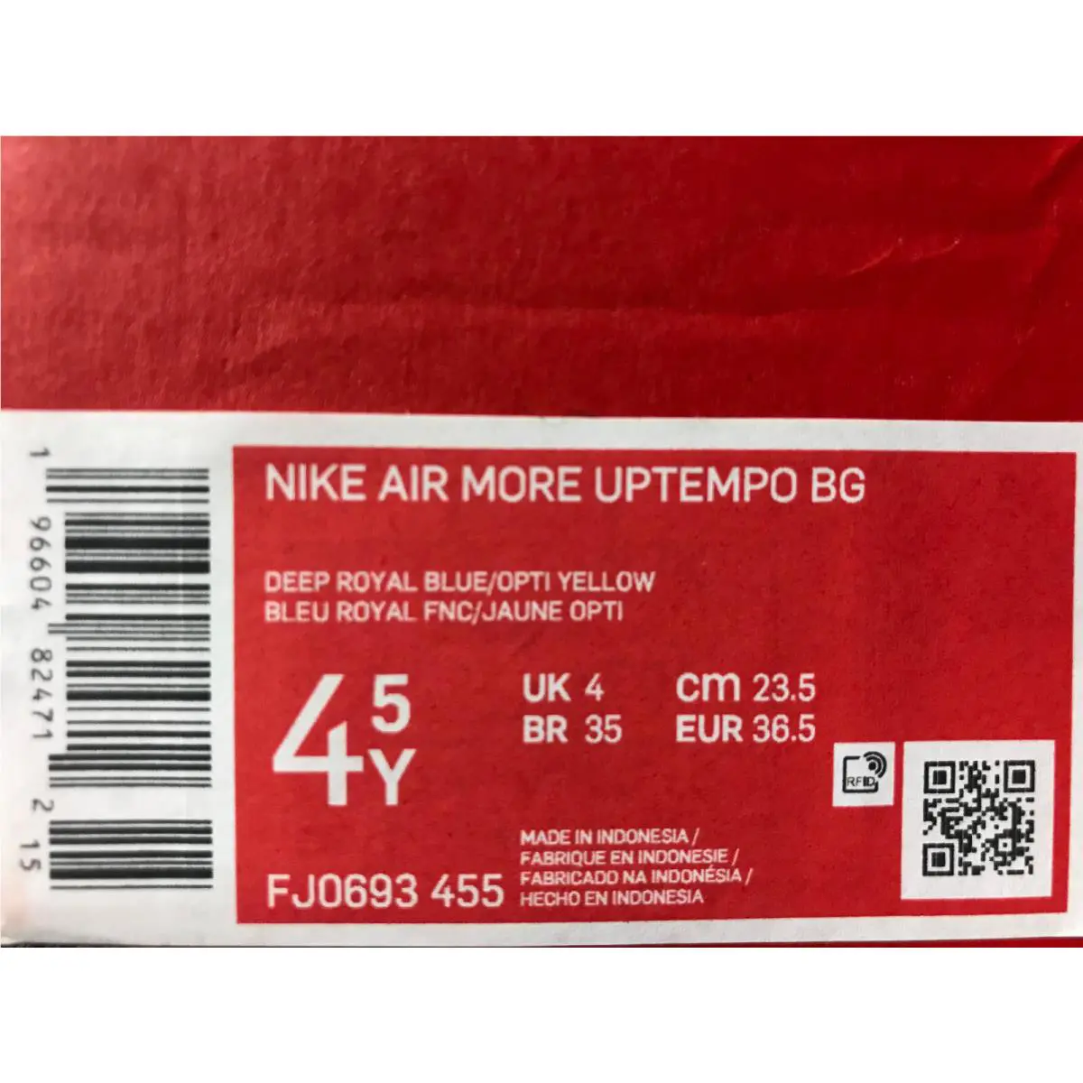 Nike shoes - Nike Air More Uptempo - Air More Uptempo - Blue (UPC: 196604824712) 3