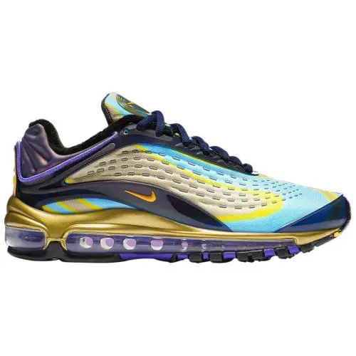 Nike Air Max Deluxe OG Midnight Navy Blue Orange AQ1272-400 Women`s Size 5 - Blue