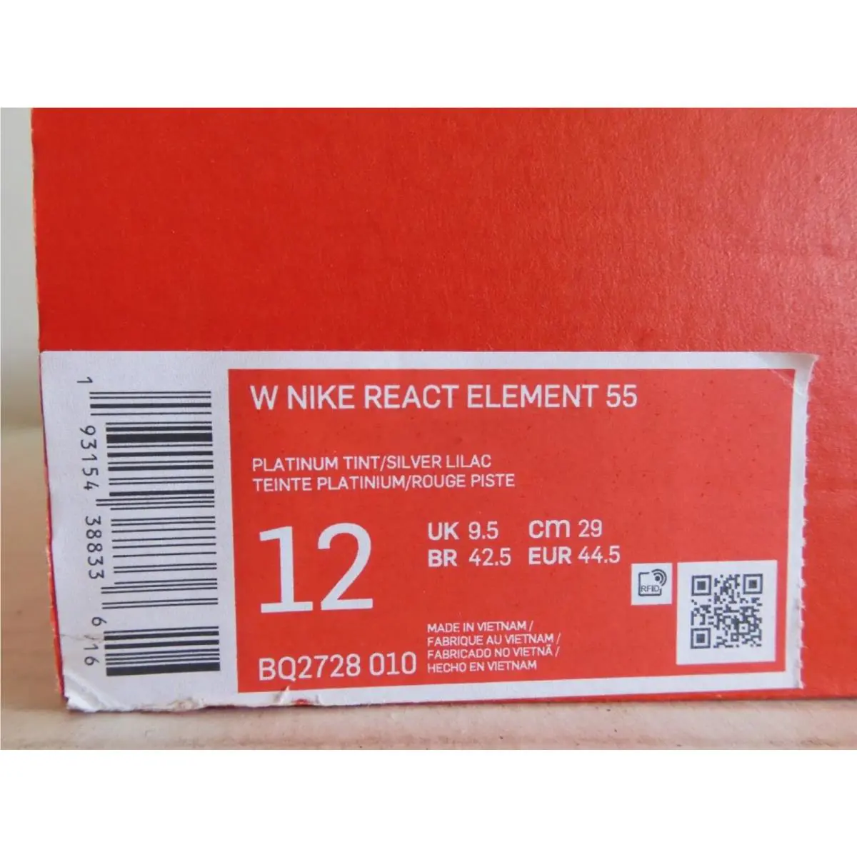 Nike shoes - Nike React Element - React Element - BQ2728 010 - White (UPC: 193154388336) 3