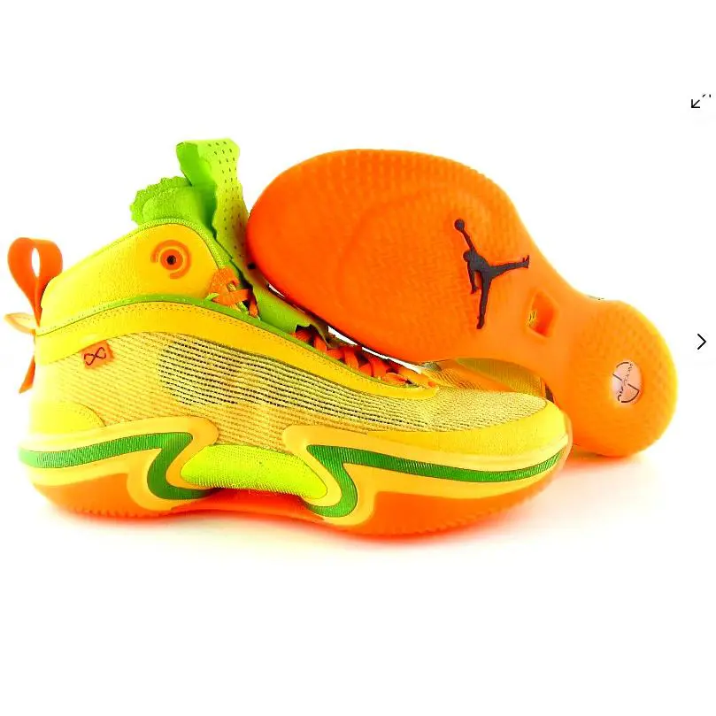 Nike shoes - Air Jordan 36 Nitro - Air Nitro - DQ6866 803 - Citron Pulse/Black (UPC: 195867229388) 2