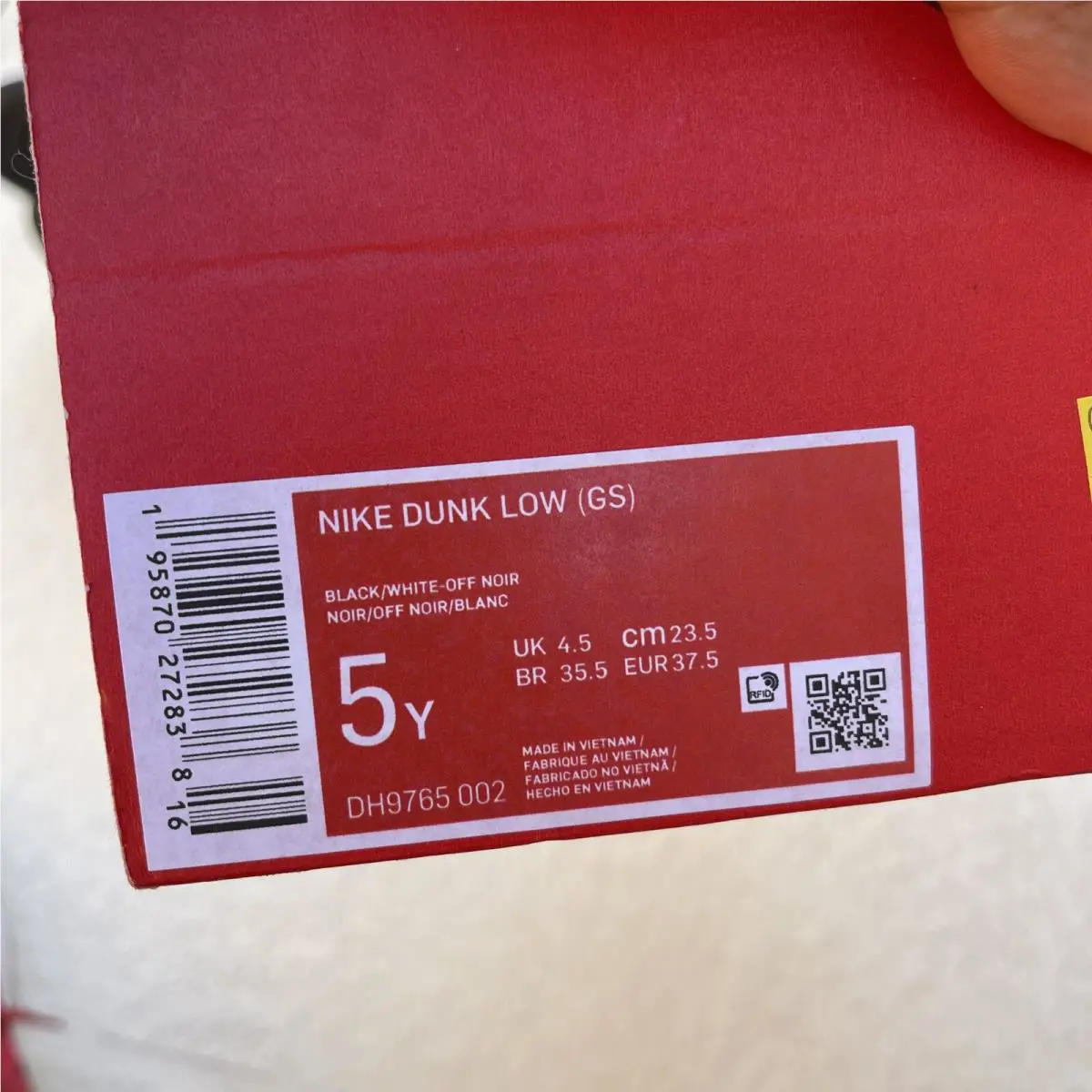 Nike shoes - Nike Dunk Low - Dunk Low - DH9765-002 - Black 4