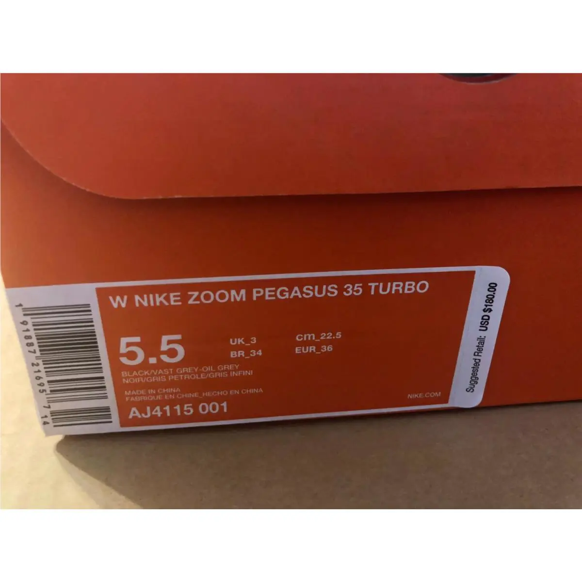 Nike shoes - Nike Zoom Pegasus 35 Turbo - Black (UPC: 191887216957) 5