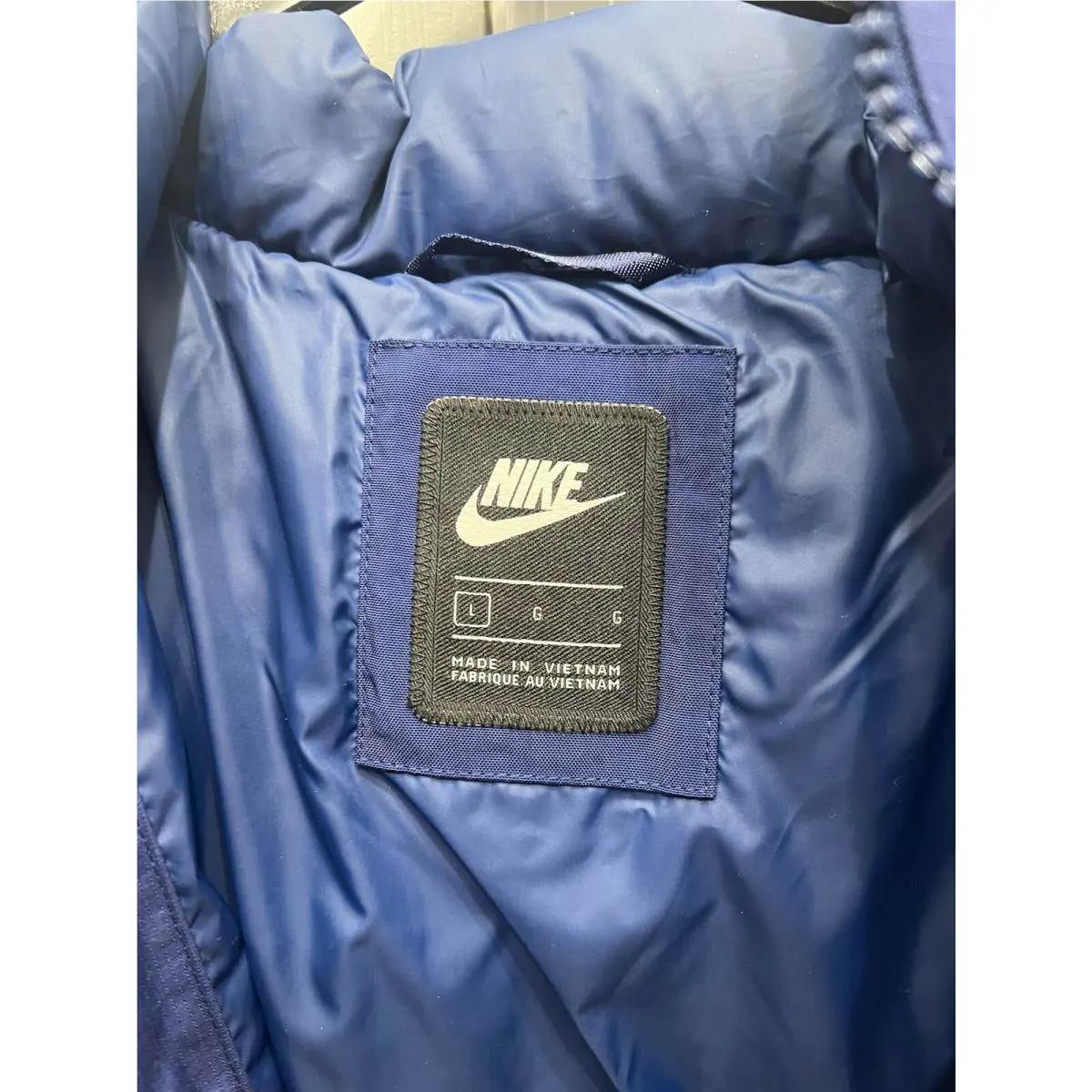 Nike clothing - Nike Sportswear Down-Fill Repel Parka - Blue Void (UPC: 194494622739) 2
