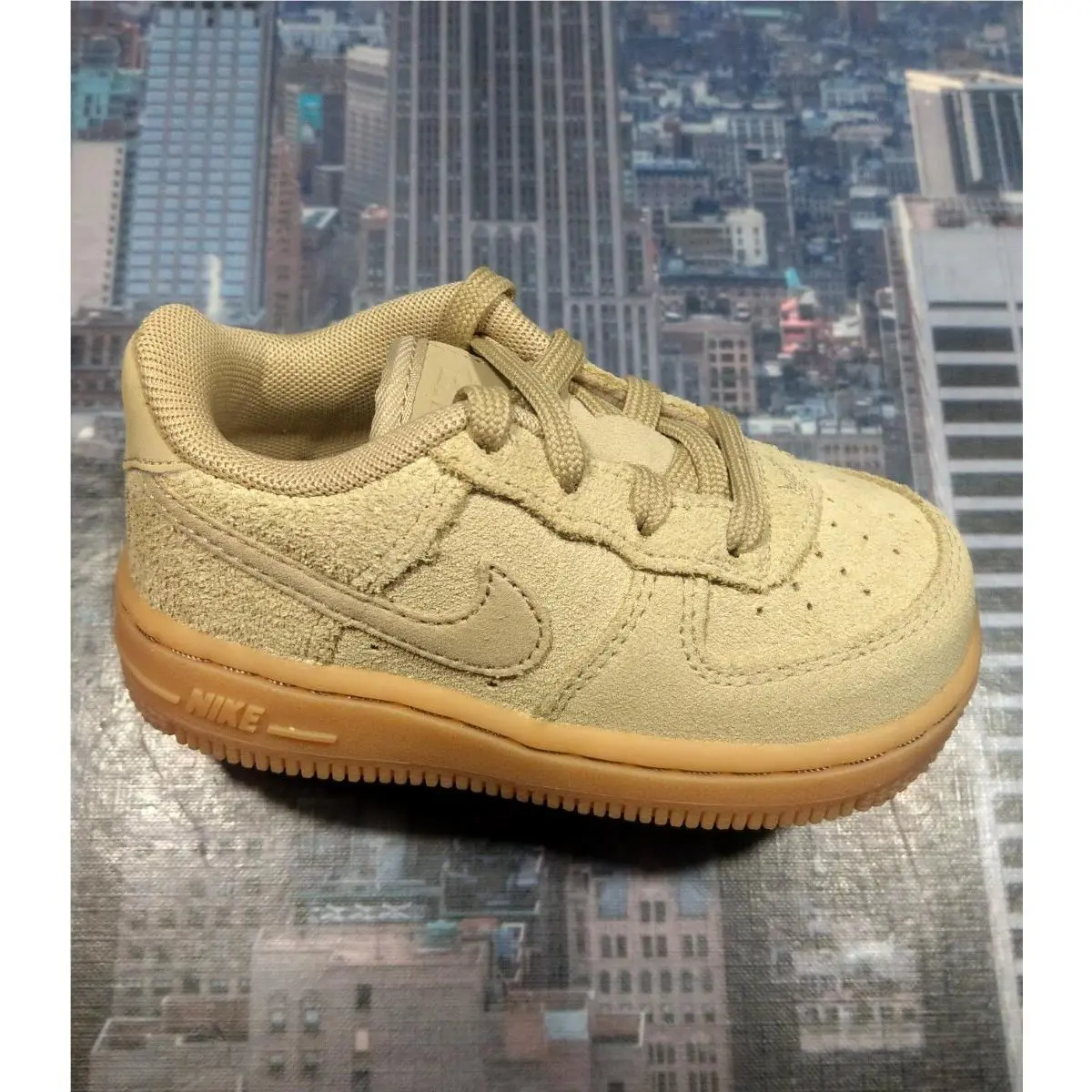Nike shoes - Nike Air Force 1 LV8 - 874360-205 - Mushroom 4