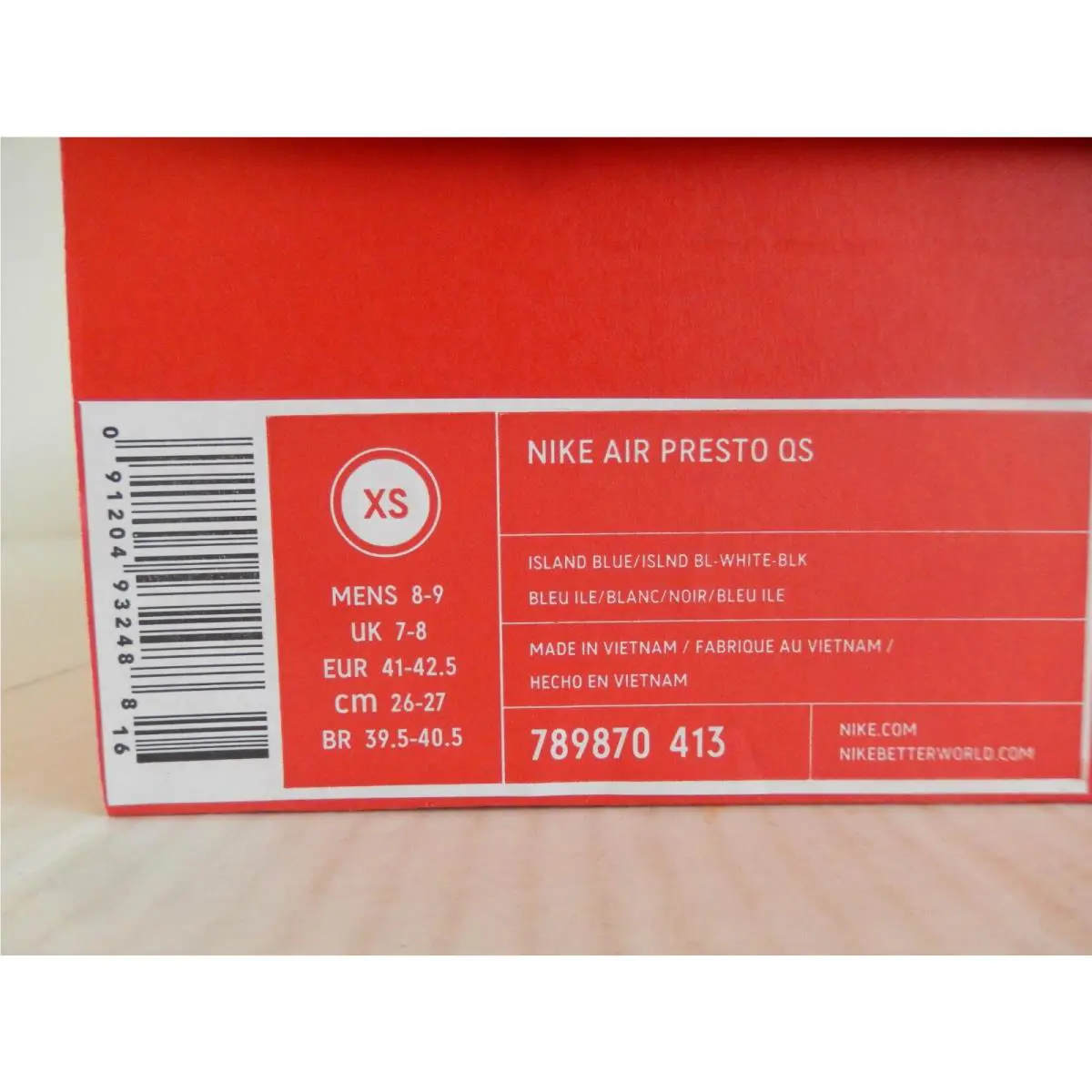 Nike shoes - Nike Air Presto - Air Presto - 789870-413 - Blue (UPC: 091204932488) 3