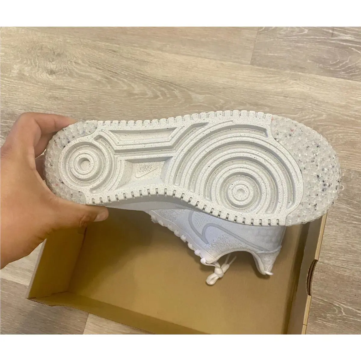Nike shoes - Nike Air Force 1 Crater Flyknit NN - DM0590-100 - White-Summit White (UPC: 195869031149) 9