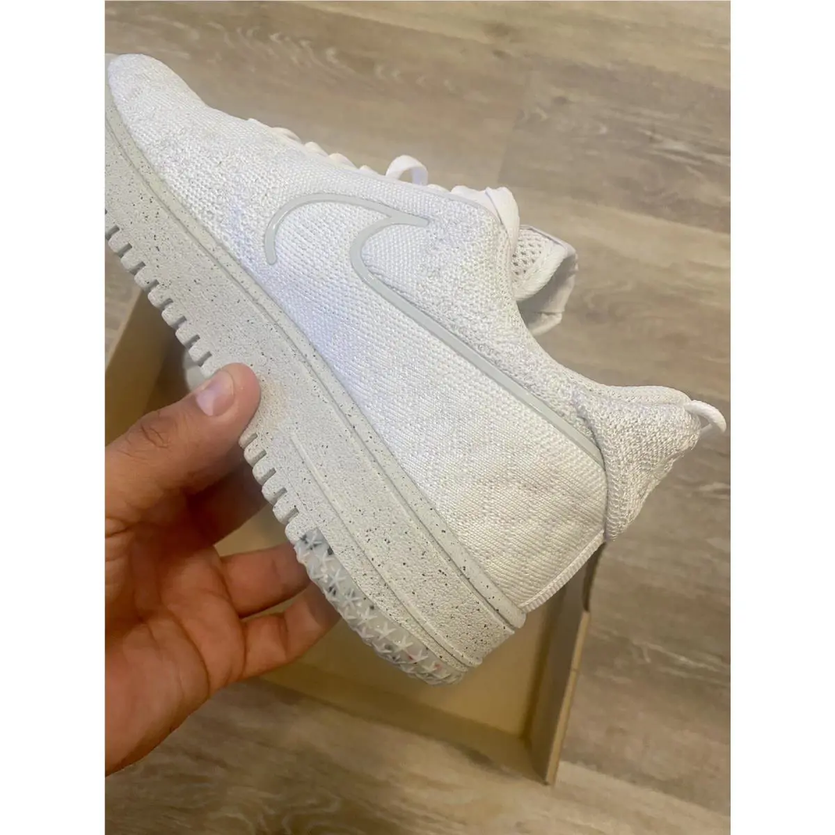 Nike shoes - Nike Air Force 1 Crater Flyknit NN - DM0590-100 - White-Summit White (UPC: 195869031149) 1