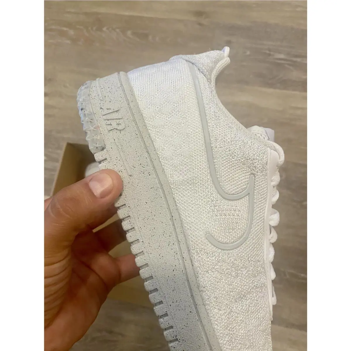 Nike shoes - Nike Air Force 1 Crater Flyknit NN - DM0590-100 - White-Summit White (UPC: 195869031149) 7