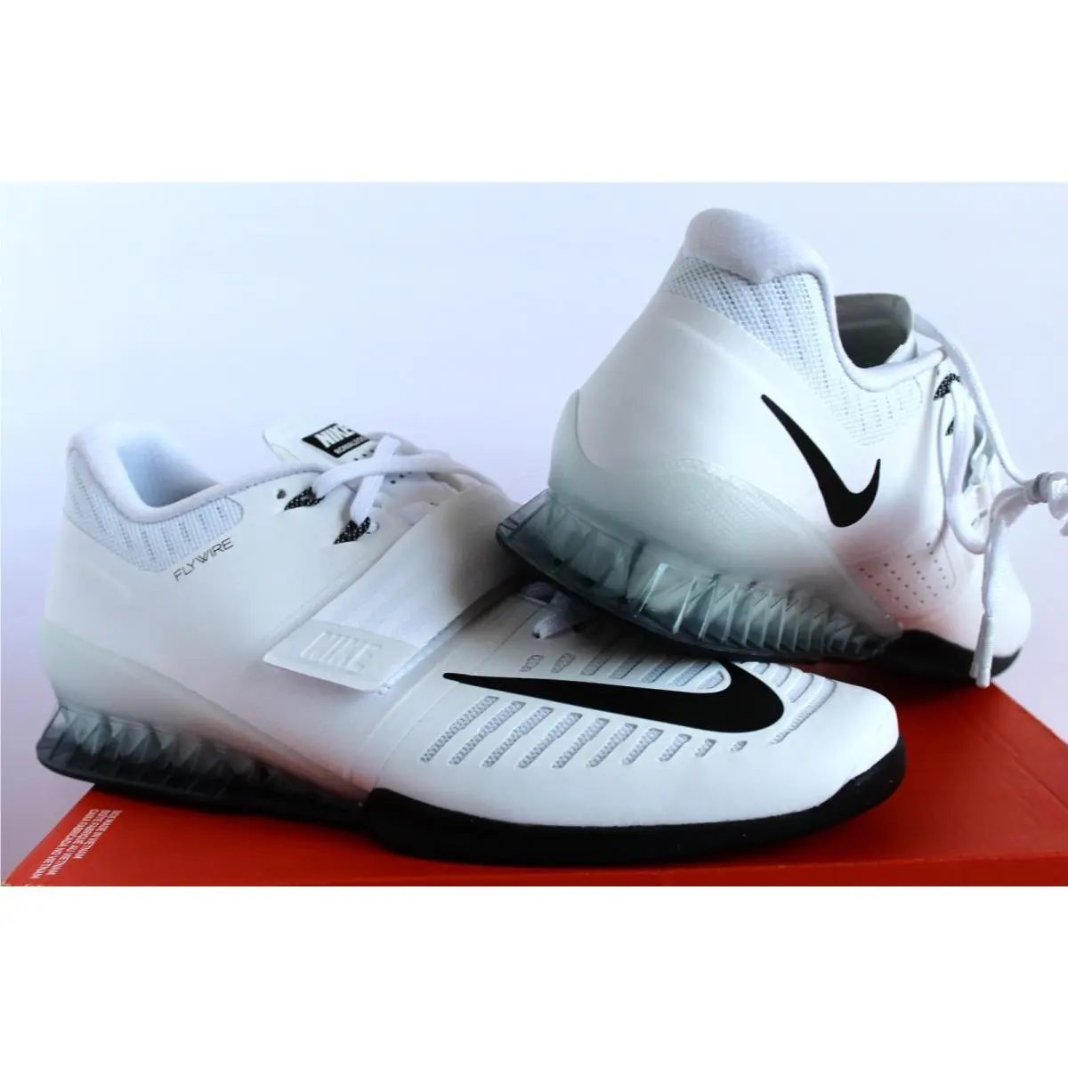 Nike shoes - Nike Romaleos 3 - Romaleos - 852933-100 - WHITE-BLACK-VOLT (UPC: 886066905134) 0