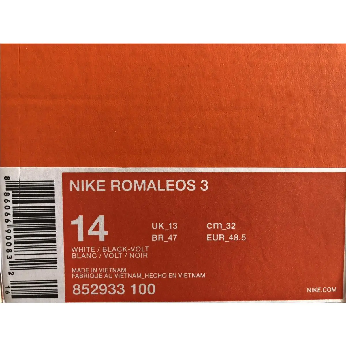 Nike shoes - Nike Romaleos 3 - Romaleos - 852933-100 - White (UPC: 886066900832) 4