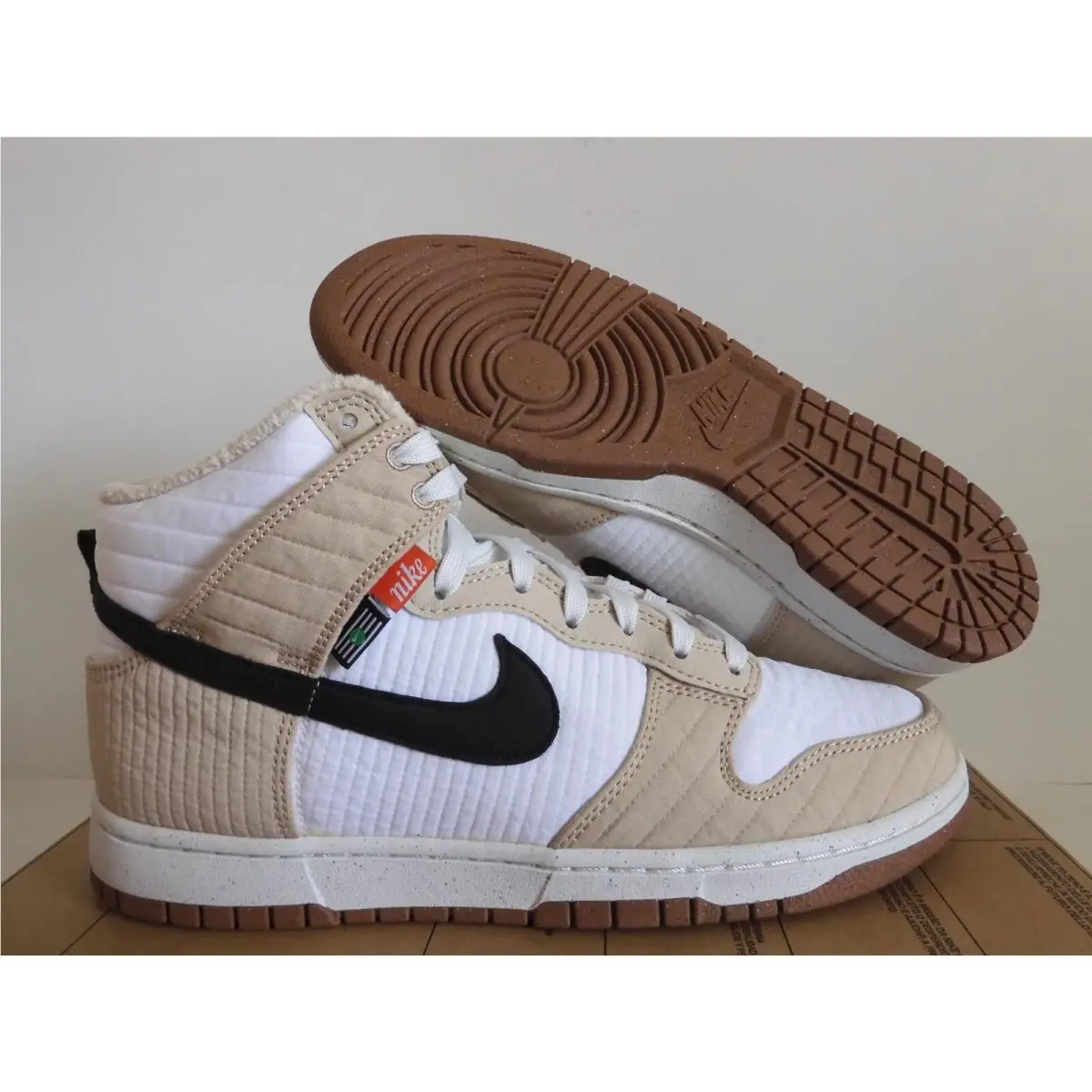Nike Dunk High Retro NN Next Nature Toasty Rattan Brown Sz 10 DD3362-200