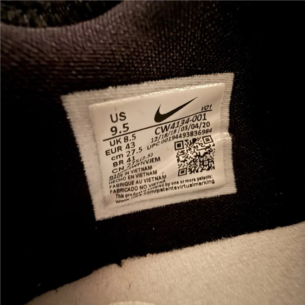 Nike shoes - Nike PG 4 - CW4134-001 - Black 10