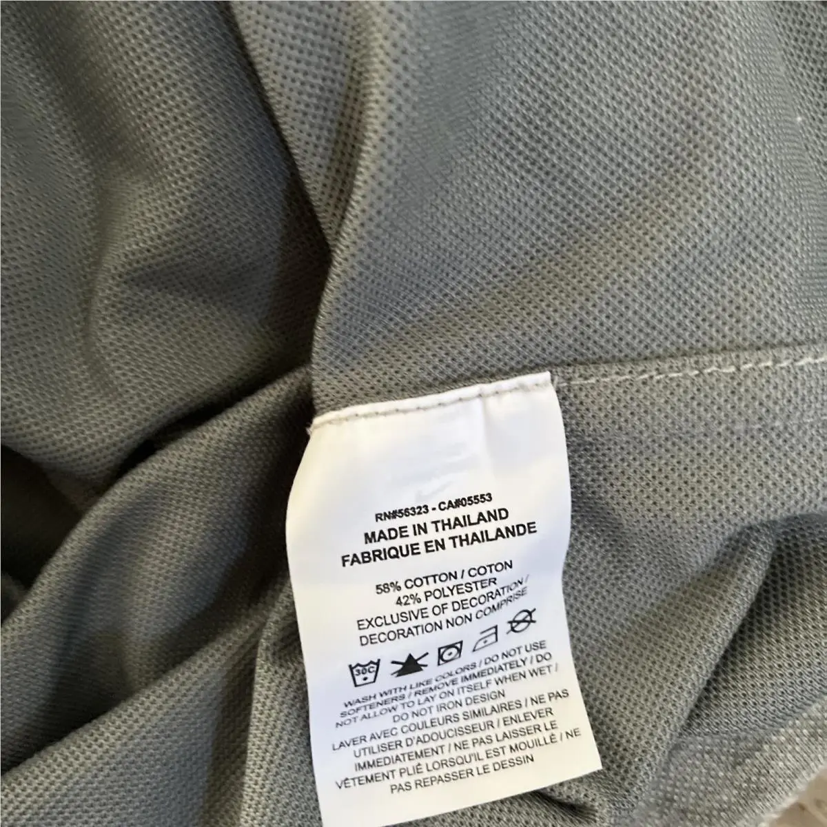 Nike clothing - The Nike Polo - The Polo - Gray (UPC: 0194499470977) 10