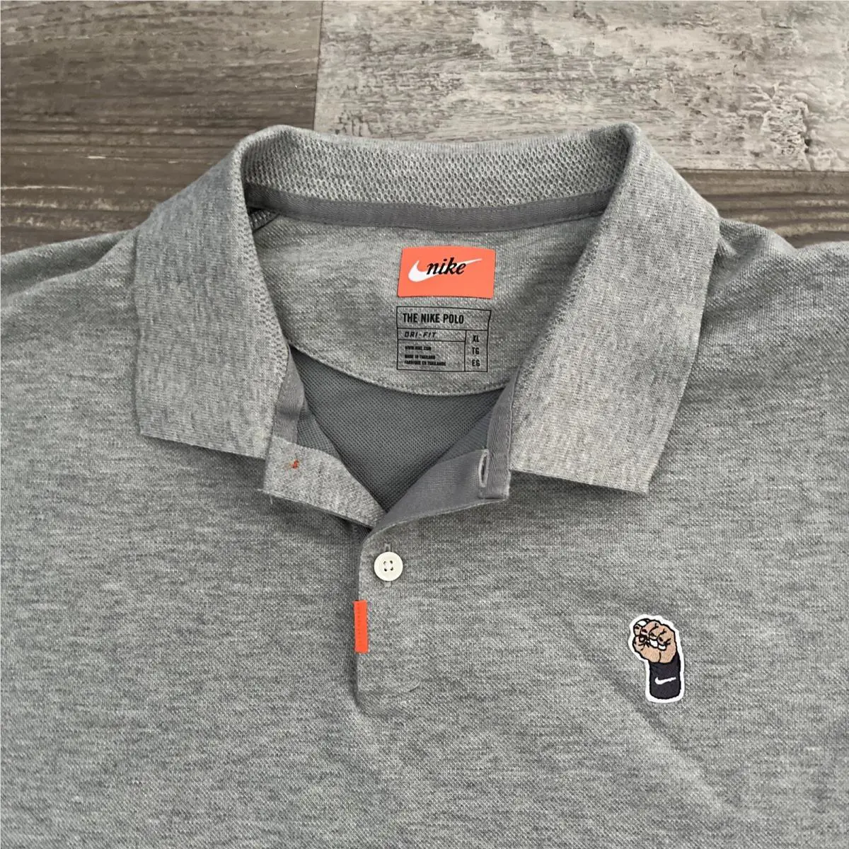 Nike clothing - The Nike Polo - The Polo - Gray (UPC: 0194499470977) 3
