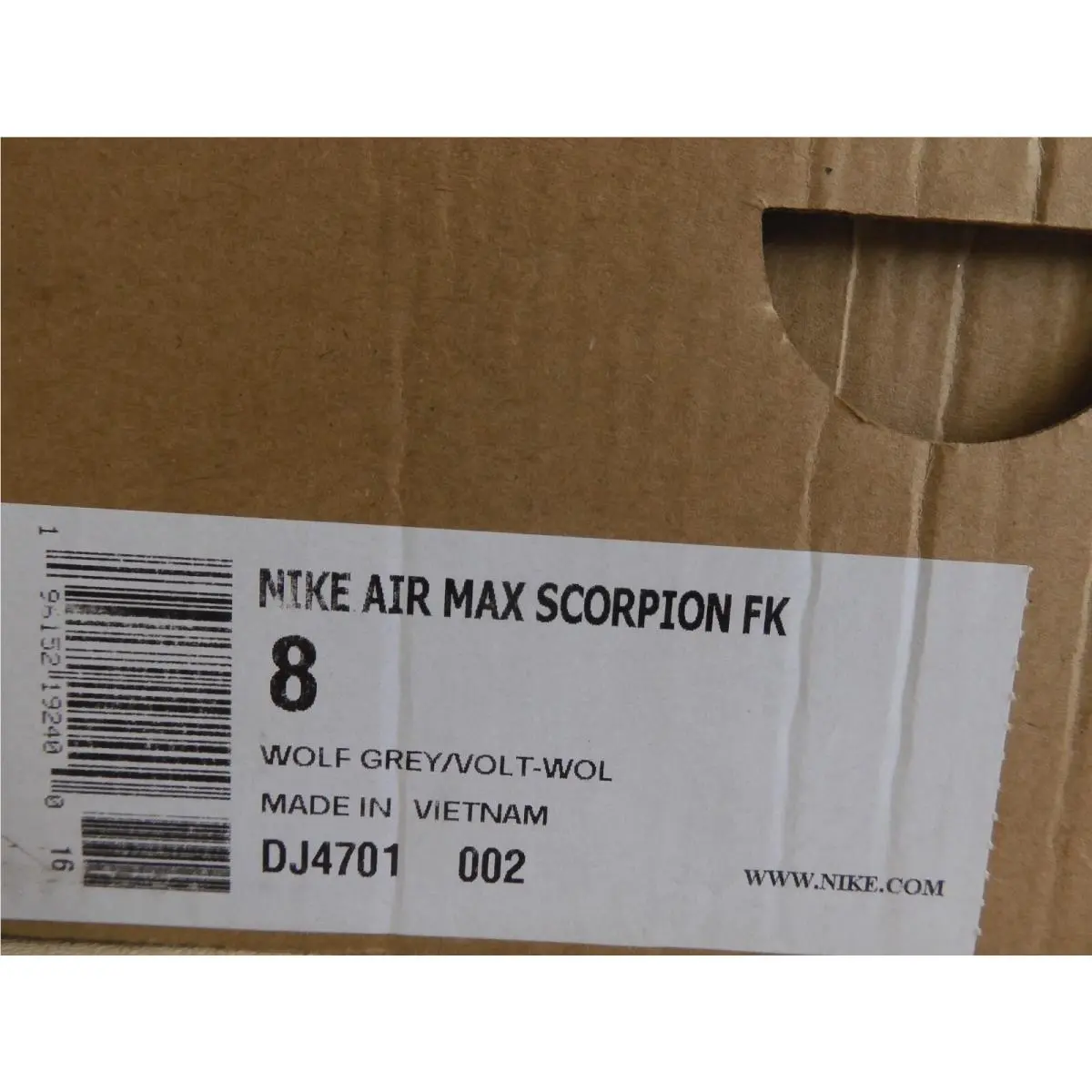 Nike shoes - Nike Air Max Scorpion Fk - DJ4701-002 - Gray (UPC: 196152192400) 3