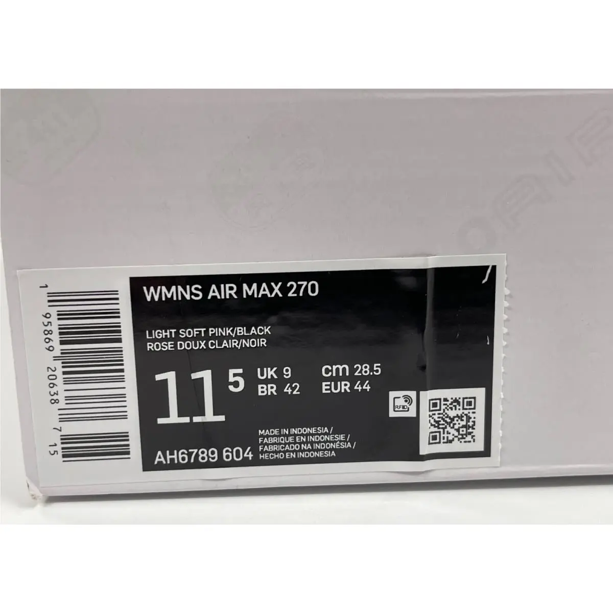 Nike shoes - Nike Air Max 270 - Air Max - AH6789-601 - Barely Rose/Vintage Wine/Elemental Rose/White (UPC: 826216445042) 9