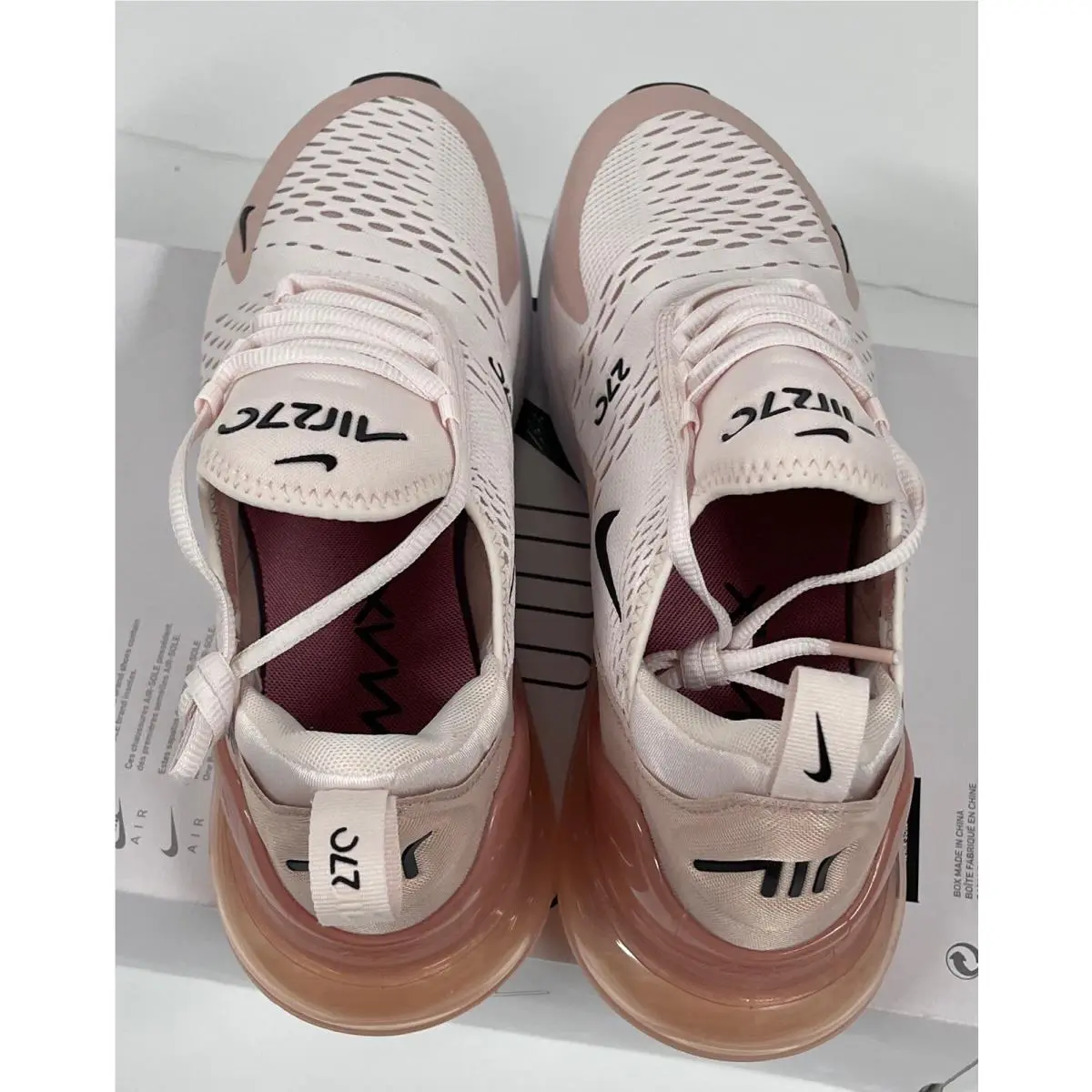 Nike shoes - Nike Air Max 270 - Air Max - AH6789-601 - Barely Rose/Vintage Wine/Elemental Rose/White (UPC: 826216445042) 6