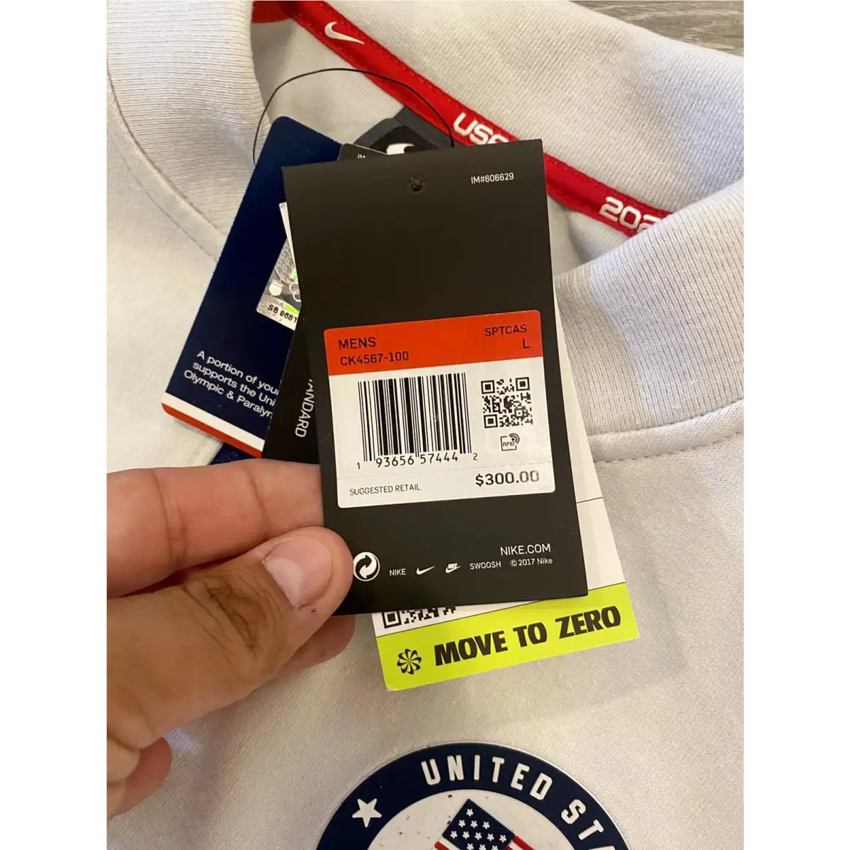 Nike clothing - Nike Tech Pack USA - Tech Pack USA - CK4567-100 - White (UPC: 193656574442) 10