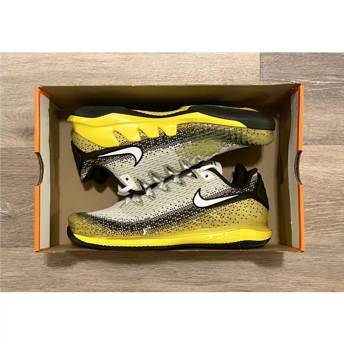 Nike shoes - Nike Air Zoom Vapor X Knit - AR0496-004 - Speed Yellow-Black-White (UPC: 194497776644) 5