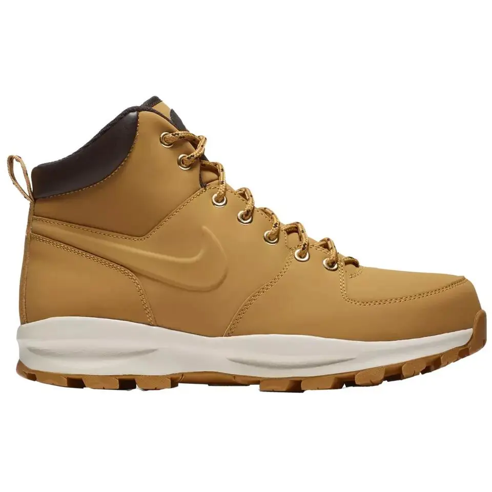 Nike Manoa Leather Boots Water Resistant Wheat Tan 454350-700 Size 11 - Brown