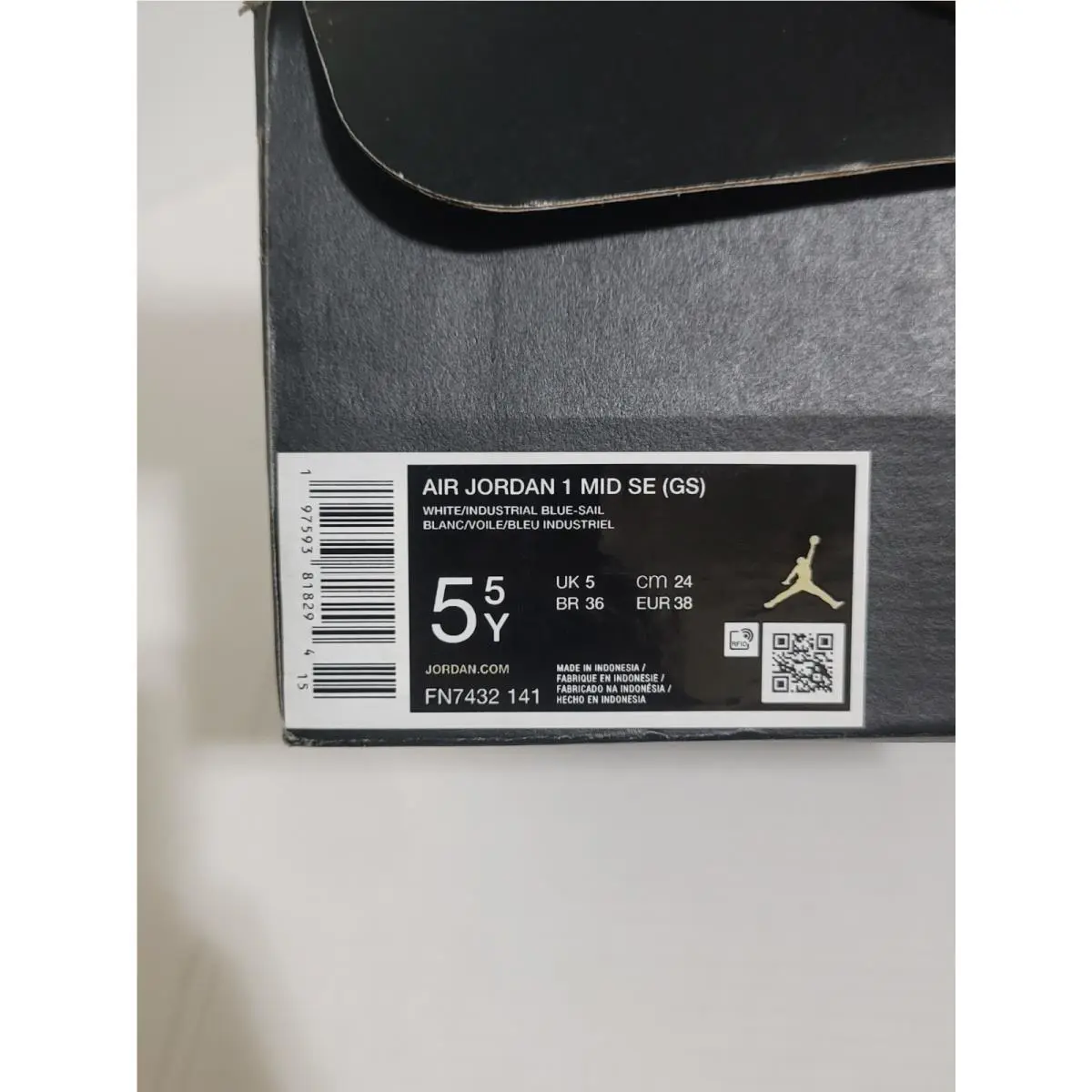 Nike shoes - Air Jordan 1 - Air - FN7432 141 - white/blue 6