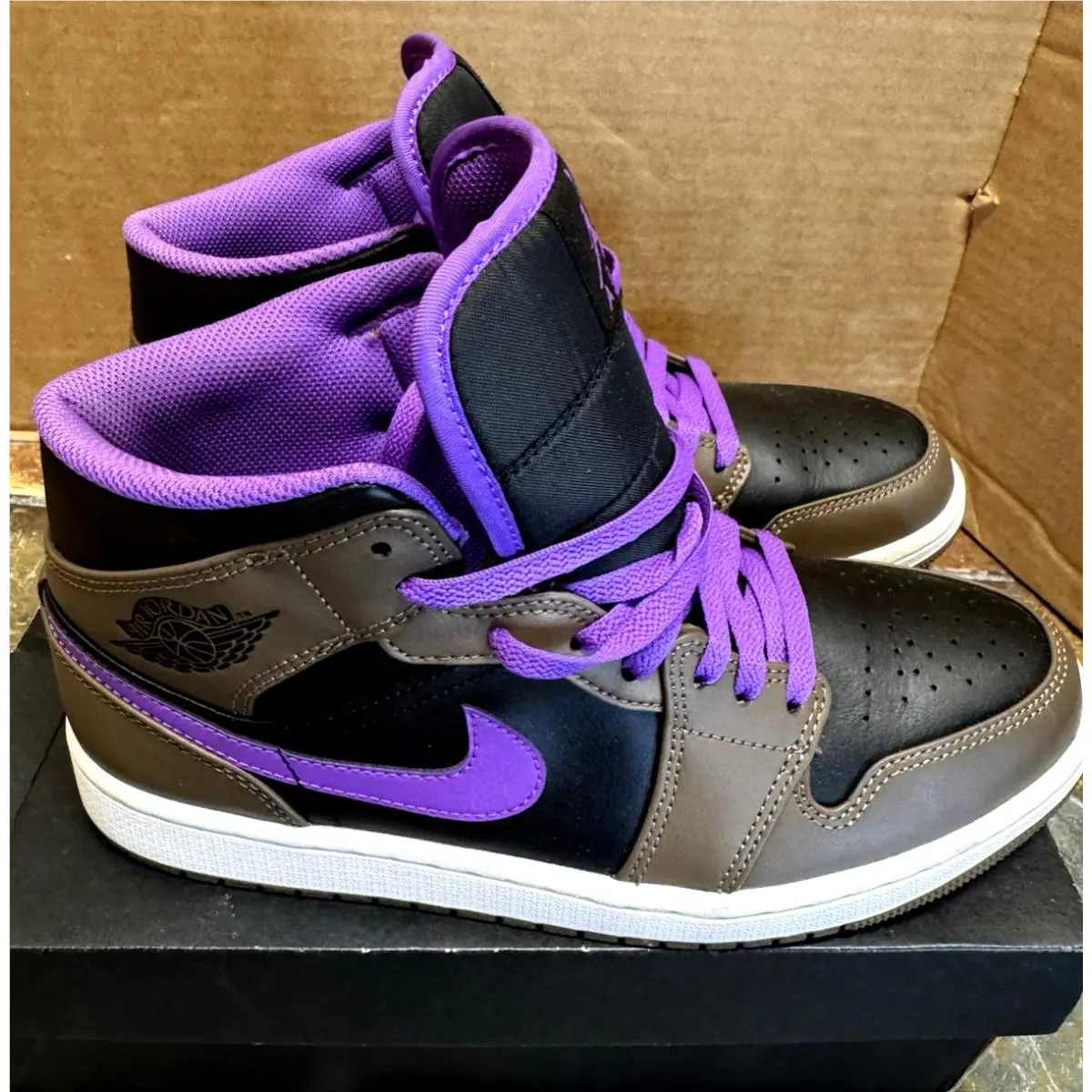 Nike shoes - Air Jordan 1 - Air - DQ8426-215 - Brown (UPC: 196154225816) 4