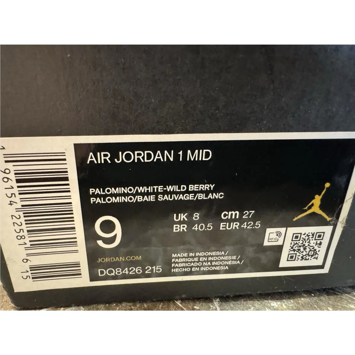 Nike shoes - Air Jordan 1 - Air - DQ8426-215 - Brown (UPC: 196154225816) 6