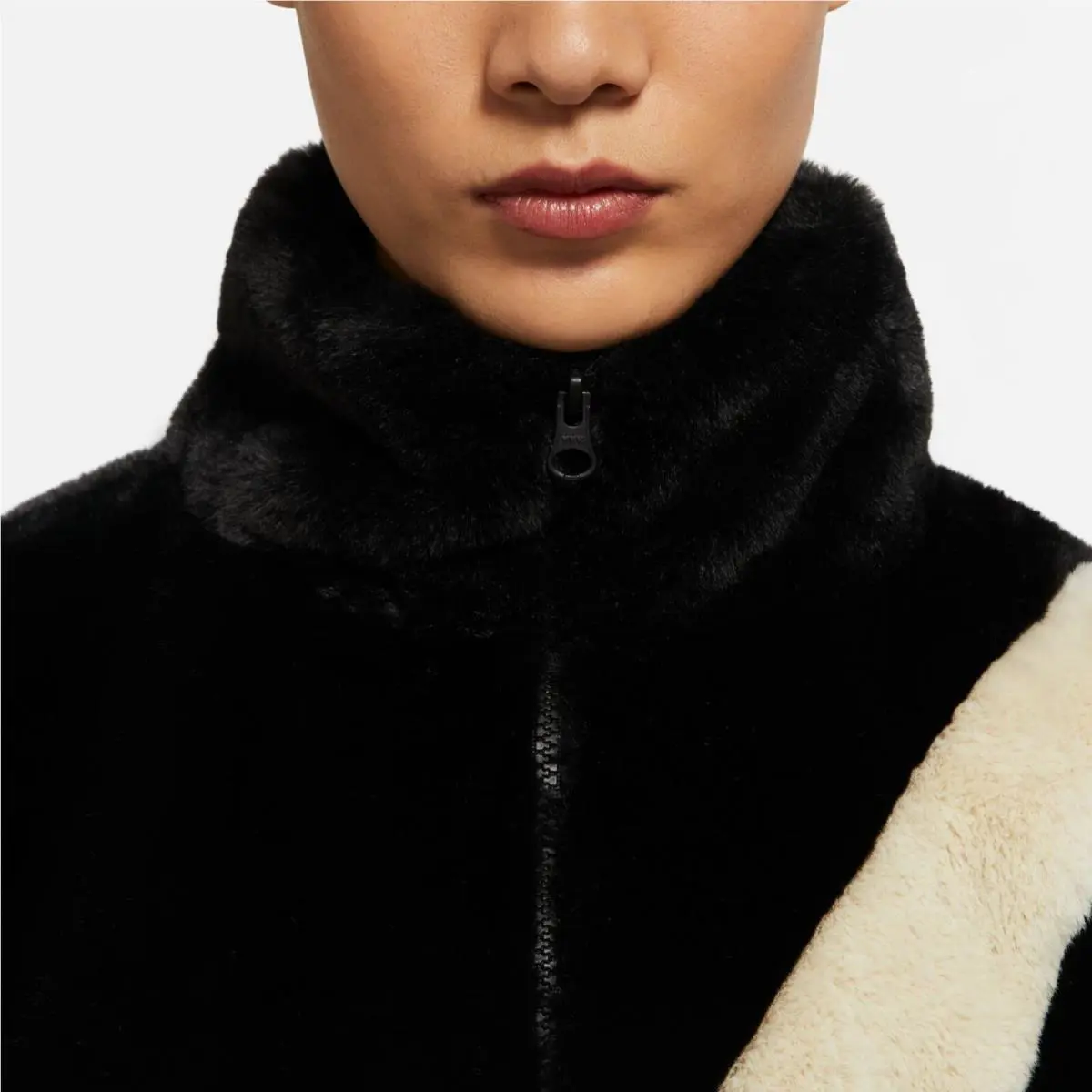 Nike clothing - Nike Sportswear Faux Fur Jacket - DM1759-010 DM1759010 - Black (UPC: 195243727033) 1