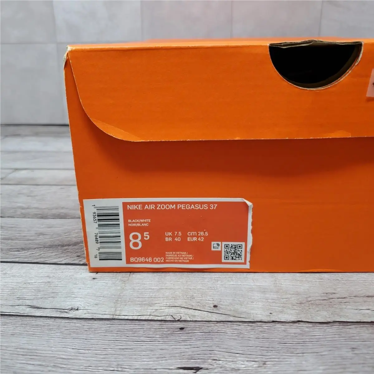 Nike shoes - Nike Air Zoom Pegasus 37 - BQ9646-002 - Black 8