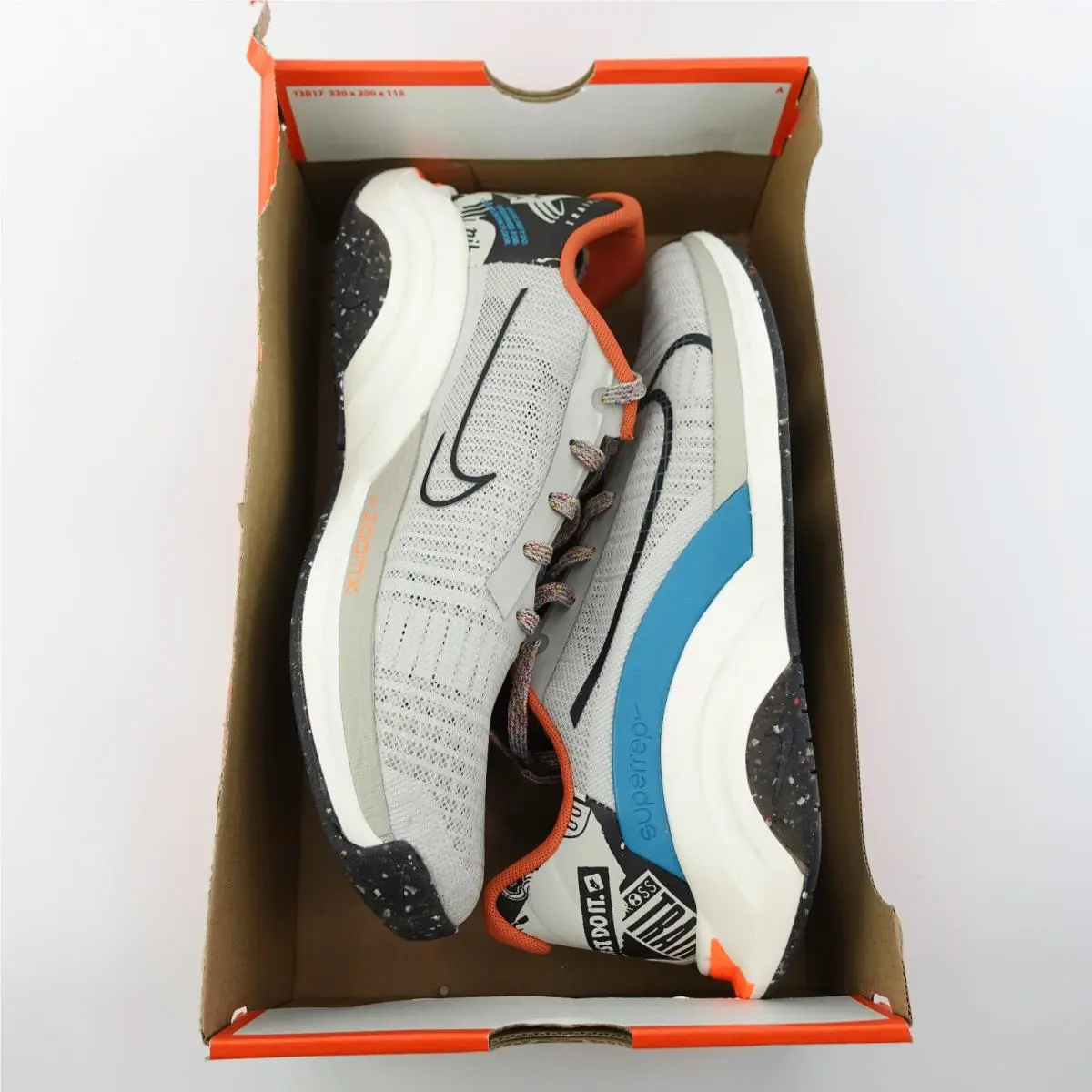 Nike shoes - ZoomX SuperRep Surge - ZoomX SuperRep Surge - DH2729-091 - Light Bone/Summit White/Velvet Brown/Multi-Color 8