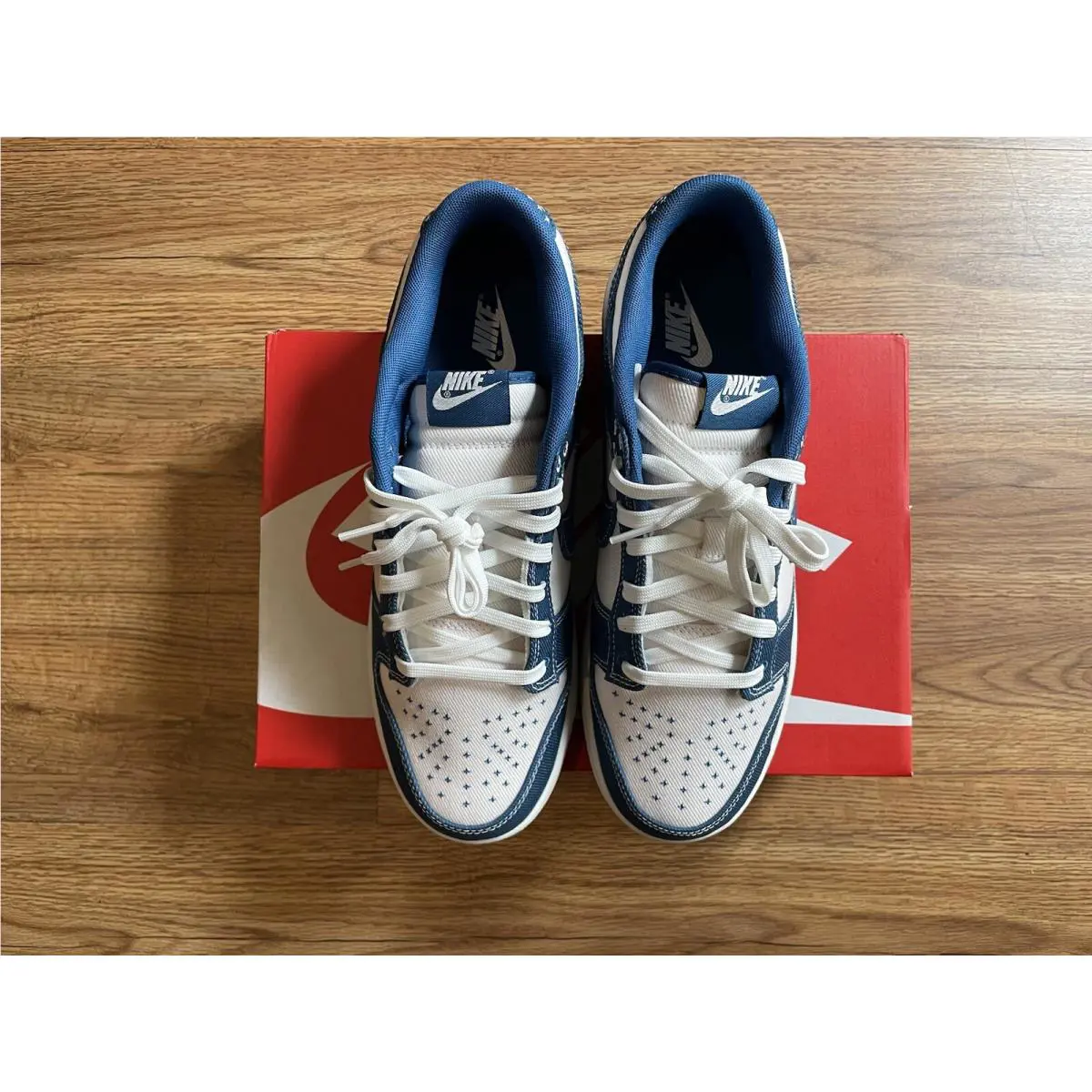 Nike shoes - Nike Dunk Low - Dunk Low - DV0834101 - SUMMIT WHITE/INDUSTRIAL BLUE (UPC: 00196153296039) 8