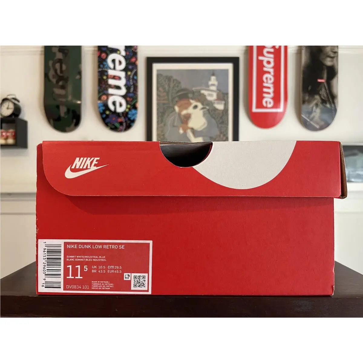 Nike shoes - Nike Dunk Low - Dunk Low - DV0834101 - SUMMIT WHITE/INDUSTRIAL BLUE (UPC: 00196153296039) 17