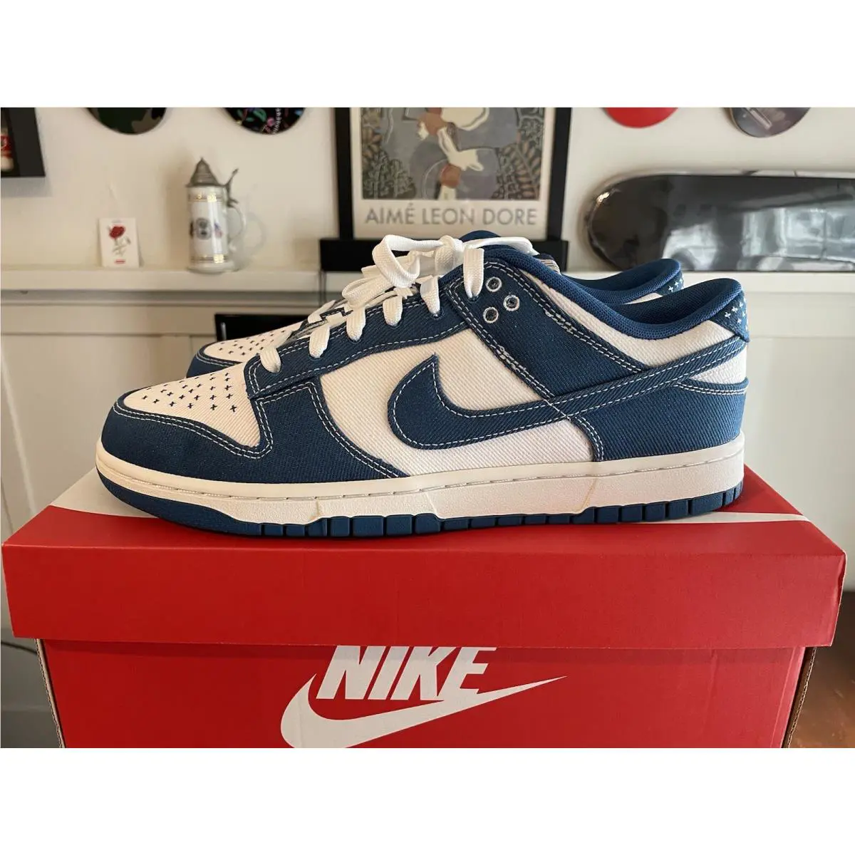 Nike shoes - Nike Dunk Low - Dunk Low - DV0834101 - SUMMIT WHITE/INDUSTRIAL BLUE (UPC: 00196153296039) 1