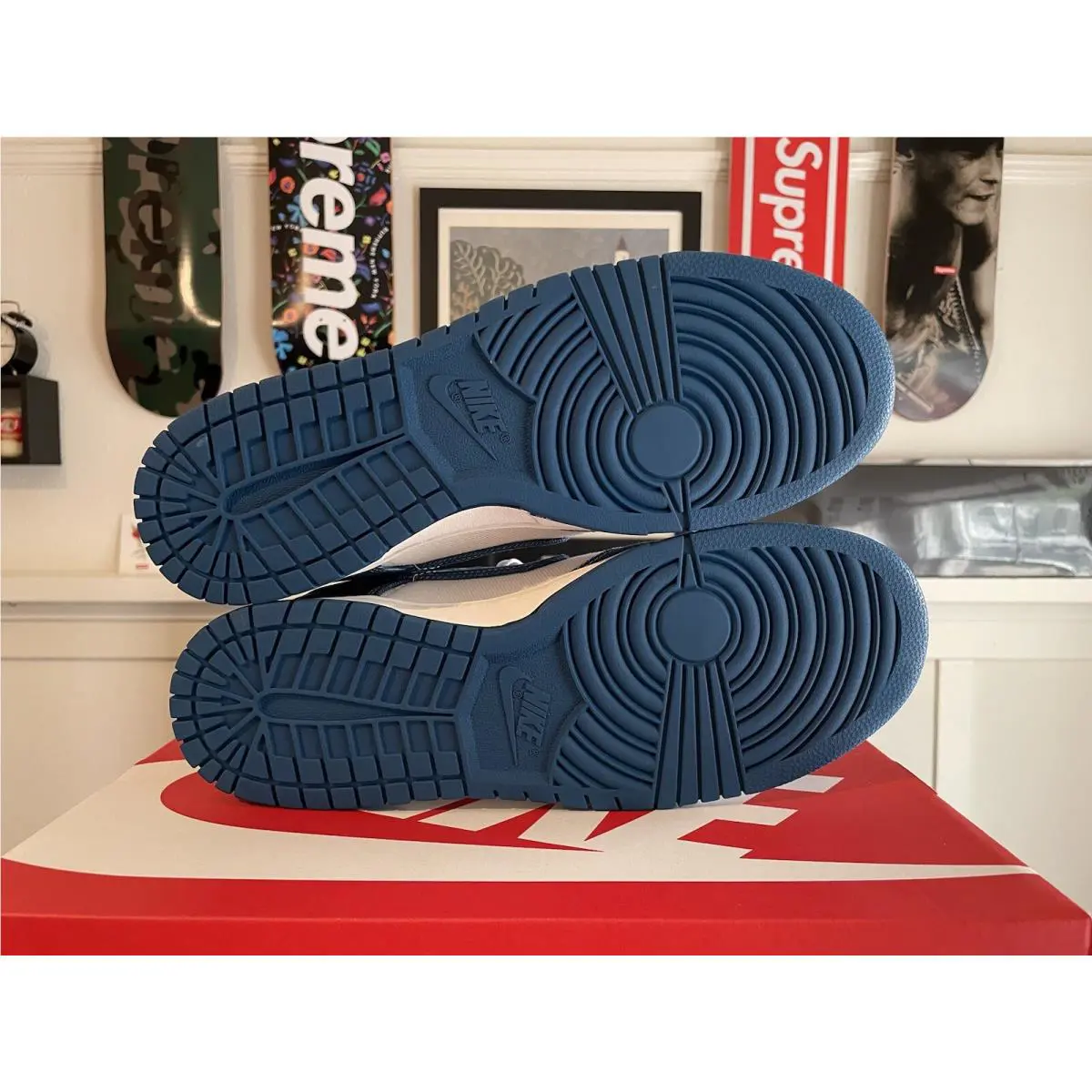 Nike shoes - Nike Dunk Low - Dunk Low - DV0834101 - SUMMIT WHITE/INDUSTRIAL BLUE (UPC: 00196153296039) 7