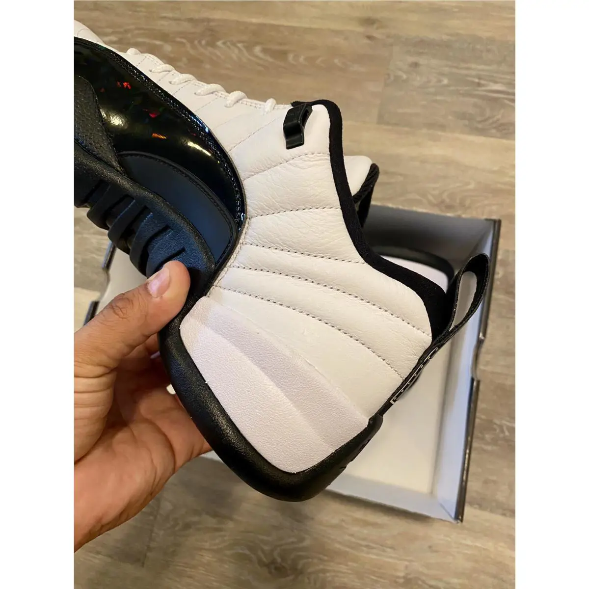 Nike shoes - Nike Air Jordan 12 Retro Low GC - DO8726-100 - White-Black-Metallic Silver (UPC: 195870985691) 1
