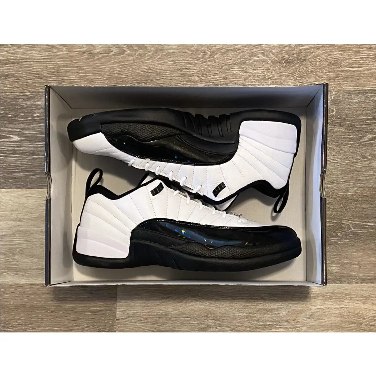 Nike shoes - Nike Air Jordan 12 Retro Low GC - DO8726-100 - White-Black-Metallic Silver (UPC: 195870985691) 5