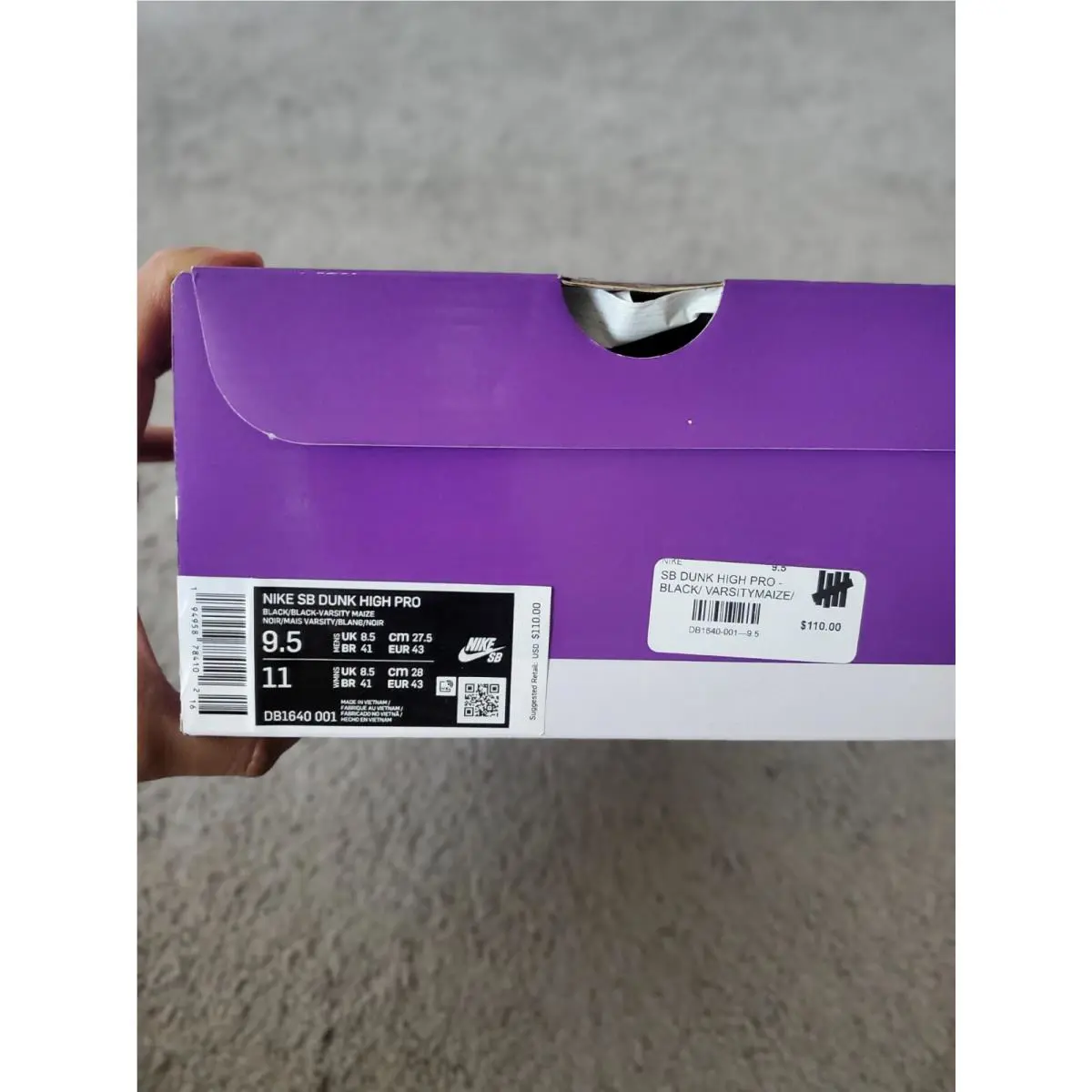 Nike shoes - Nike Dunk - Dunk - DB1640-001 - Black (UPC: 0194958784102) 6