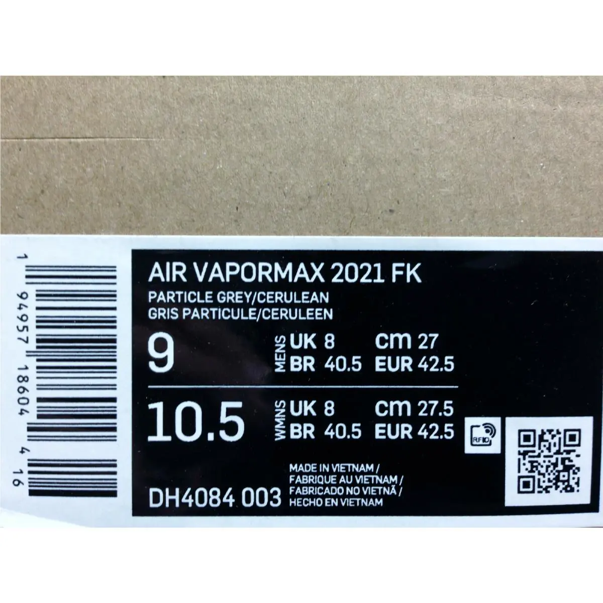 Nike shoes - Nike Air VaporMax - Air VaporMax - DH4084-003 - Gray (UPC: 0194957186044) 3