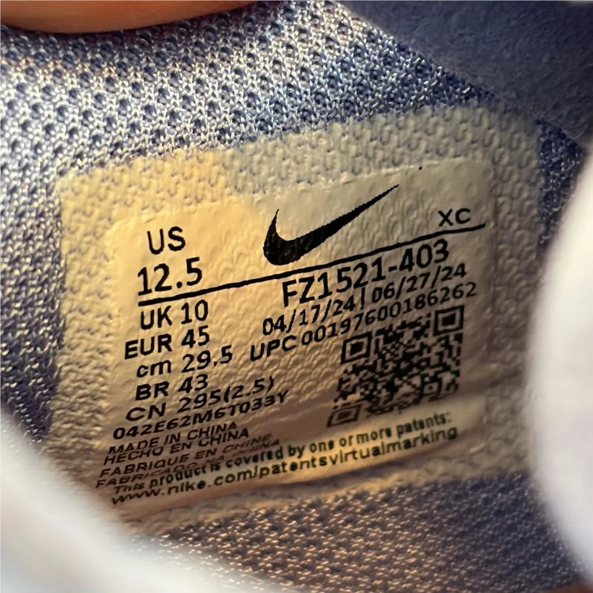 Nike shoes - G.T. Cut 3 - Cut - FZ1521-403 - Blue (UPC: 197600175570) 6