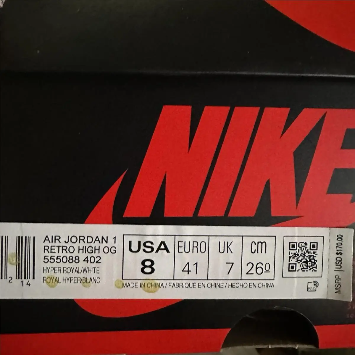 Nike shoes - Nike Air Jordan 1 - Air - 555088-402 - Blue 7