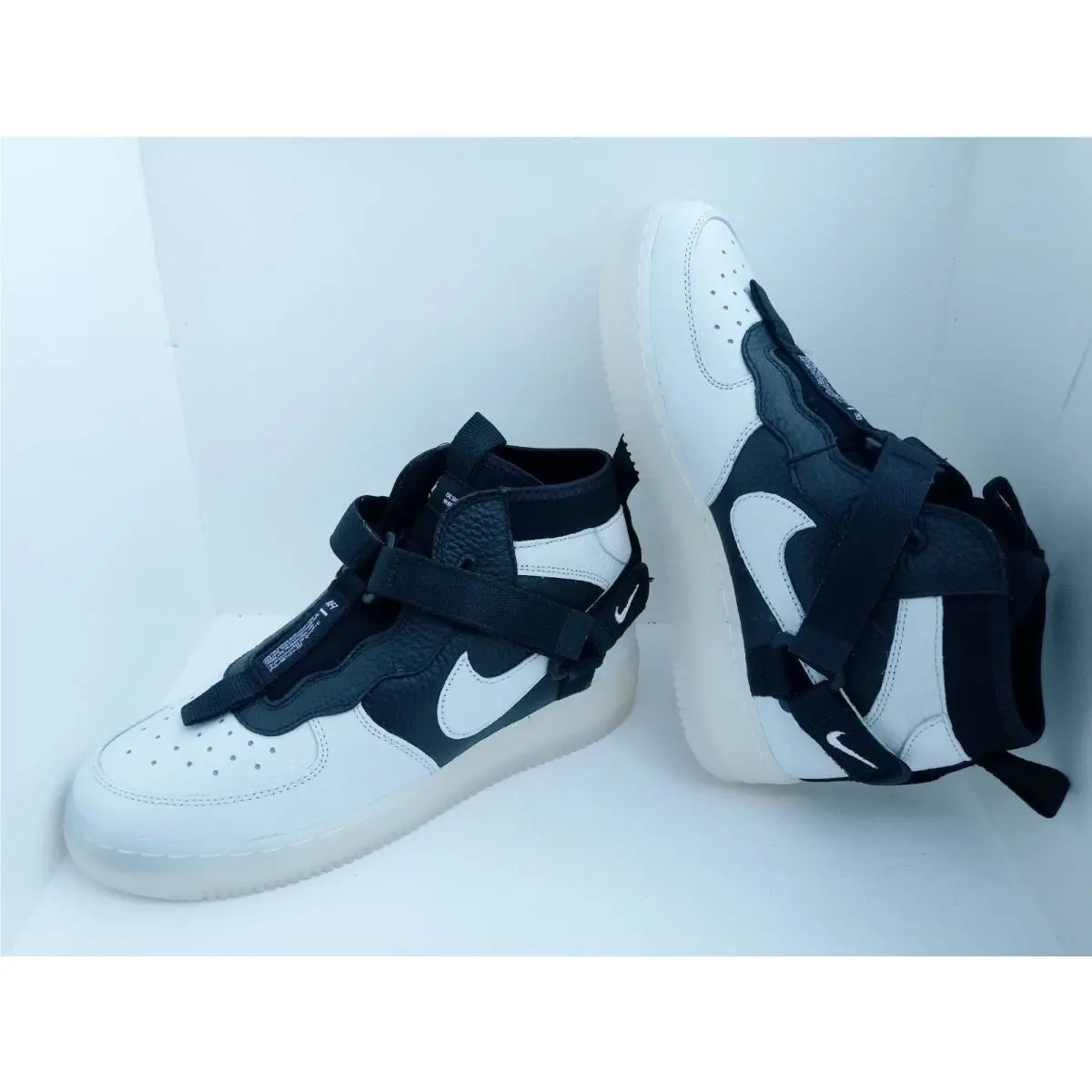 Nike shoes - Nike Air Force 1 - Air Force - AQ3693-100 - OFF WHITE/BLACK 10