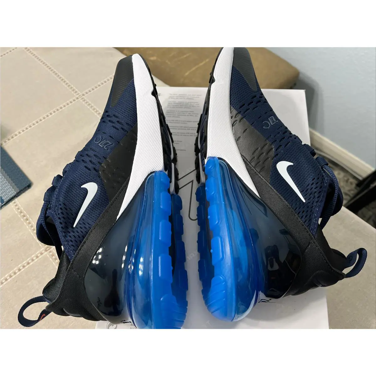 Nike shoes - Nike Air Max 270 - Air Max - FD0279-400 - Midnight Navy White 9
